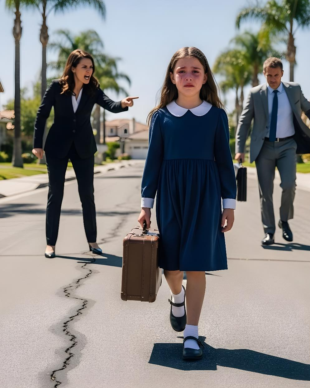 Po pogrzebie ojca dziewczynka porzucona na ulicy przez macochę