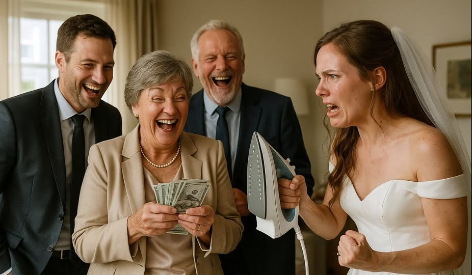 Elena zawahała się chwilę, ale w końcu wzięła chusteczkę…