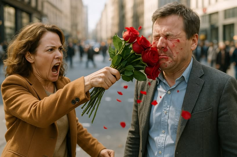 Marc stał w holu hotelu…