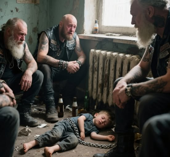 Motocykliści znaleźli chłopca uwięzionego w opuszczonym domu z listem