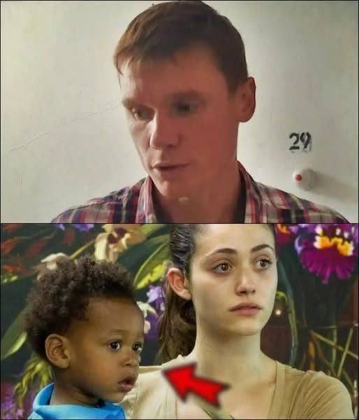 Żona urodziła czarnoskórego chłopca, a mąż się z nią rozwiódł.