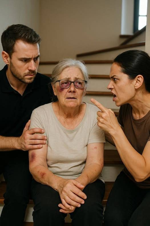 „Moja teściowa zaczęła wrzeszczeć, że ją biję, pokazując swoje siniaki