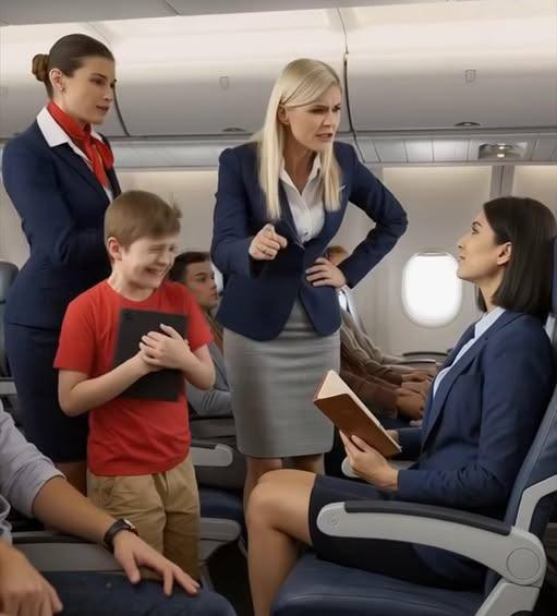 Kazała pasażerowi się przesunąć