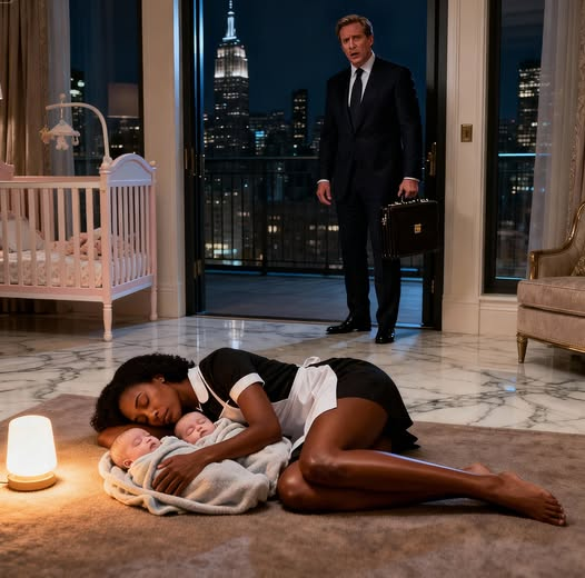 Miliarder wrócił do domu i znalazł swoją czarnoskórą służącą…