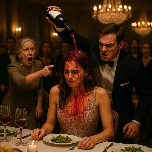 Jej mąż wylał jej wino na głowę, gdy jego matka…