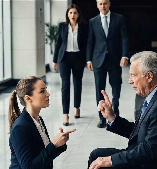 Byłem po prostu cichym stażystą, kiedy zauważyłem starszego mężczyznę