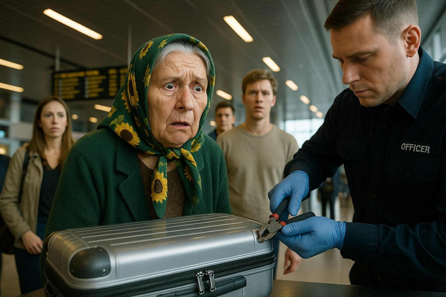 Kiedy wieko walizki uniosło się…