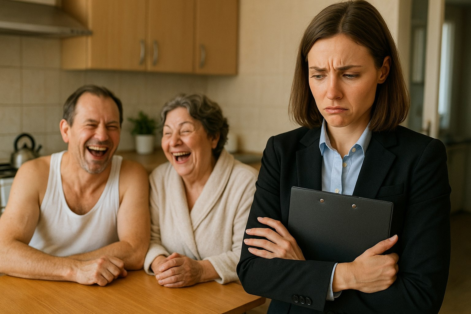 Anna przez chwilę stała nieruchomo…