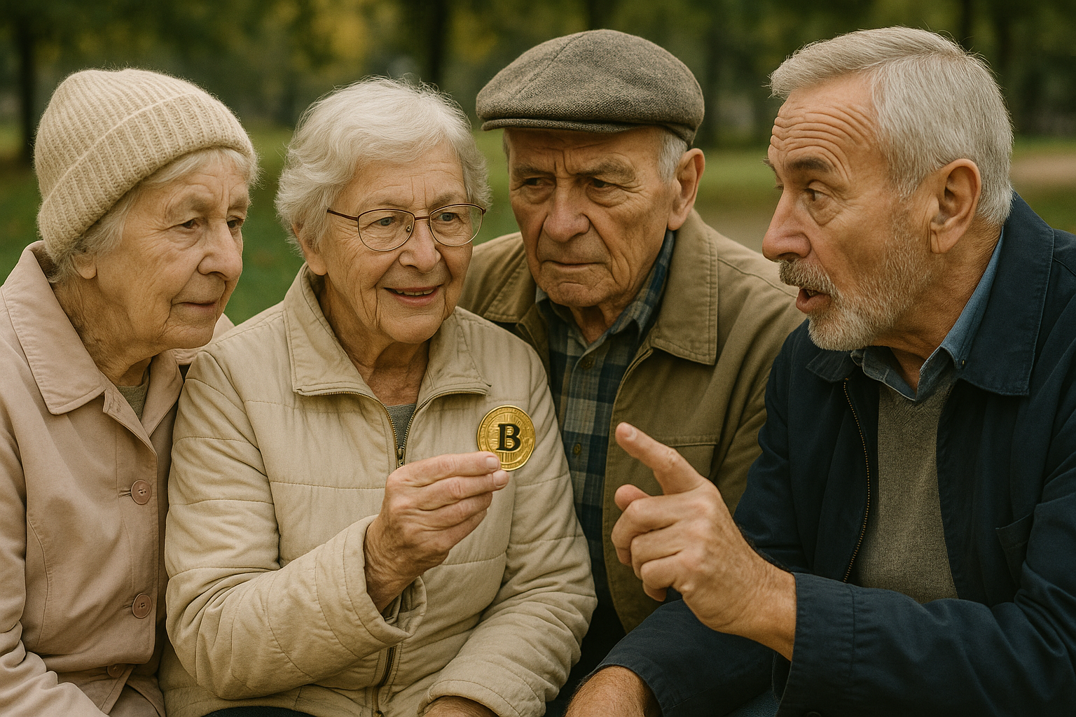 Seniorzy z Poznania odkrywają krypto — wszystko zaczęło się od jednej złotej monety
